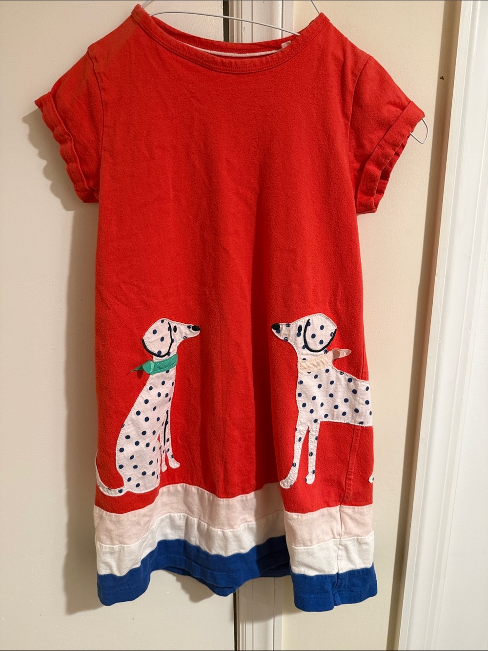 Mini Boden Applique Dalmation Dress